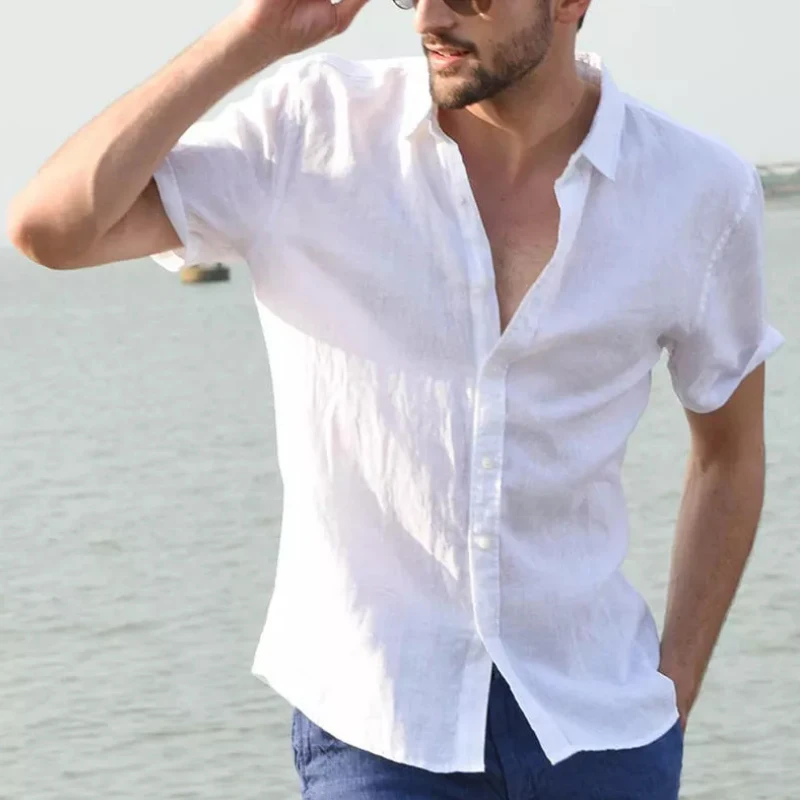 Men's Casual Short Sleeve Shirt Street Wear - Uniqwear