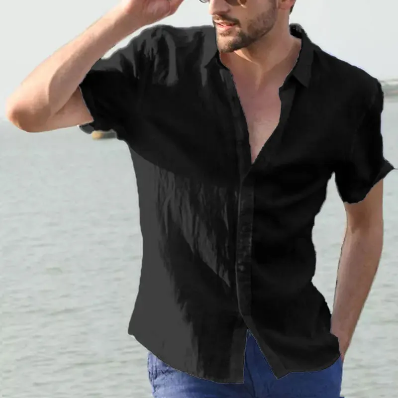 Men's Casual Short Sleeve Shirt Street Wear - Uniqwear