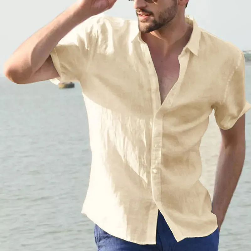 Men's Casual Short Sleeve Shirt Street Wear - Uniqwear