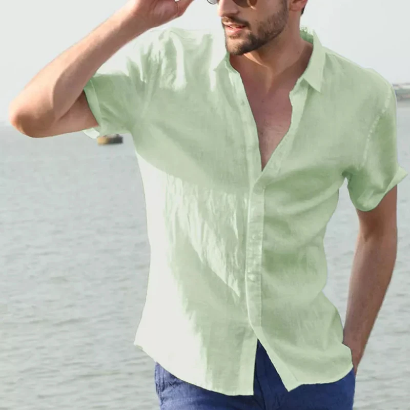 Men's Casual Short Sleeve Shirt Street Wear - Uniqwear