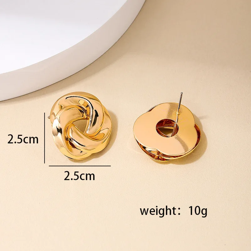 New Big Metal Dangle Earrings for Women - Uniqwear