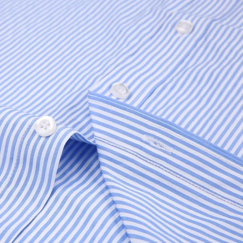 Men's Business Contrast Collar French Cuff Shirts - Uniqwear