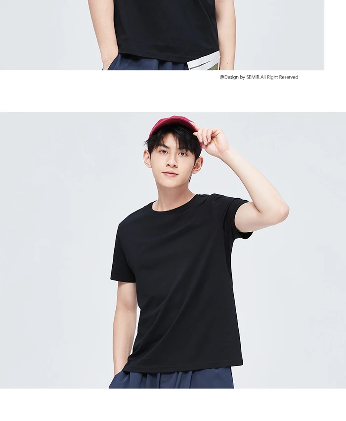 Semir Short Sleeve Men Cotton T-Shirt - Uniqwear