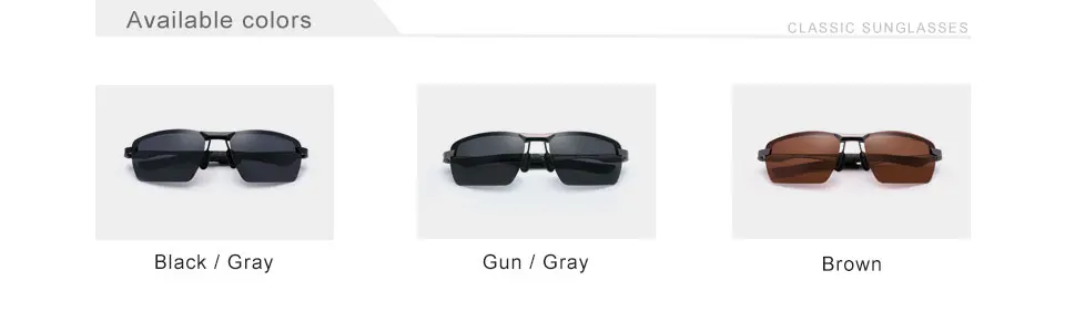 New Men's Polarised Sunglasses UV400 - Uniqwear