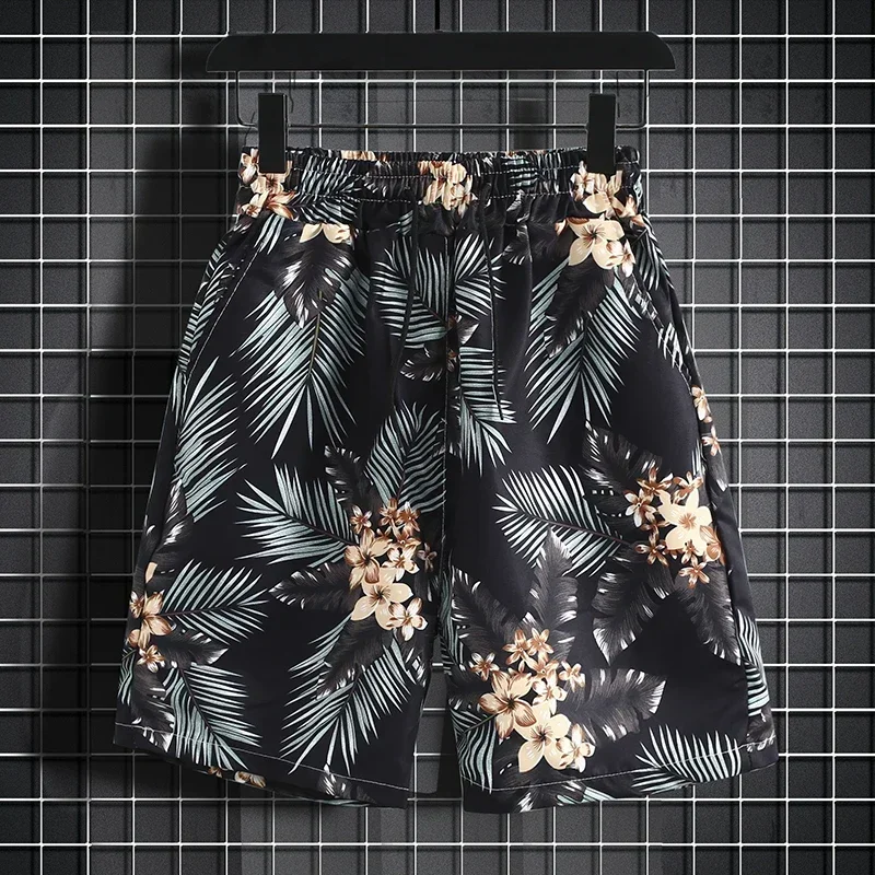 Short Sleeve Flower Shirt Men's Beach Sets - Uniqwear