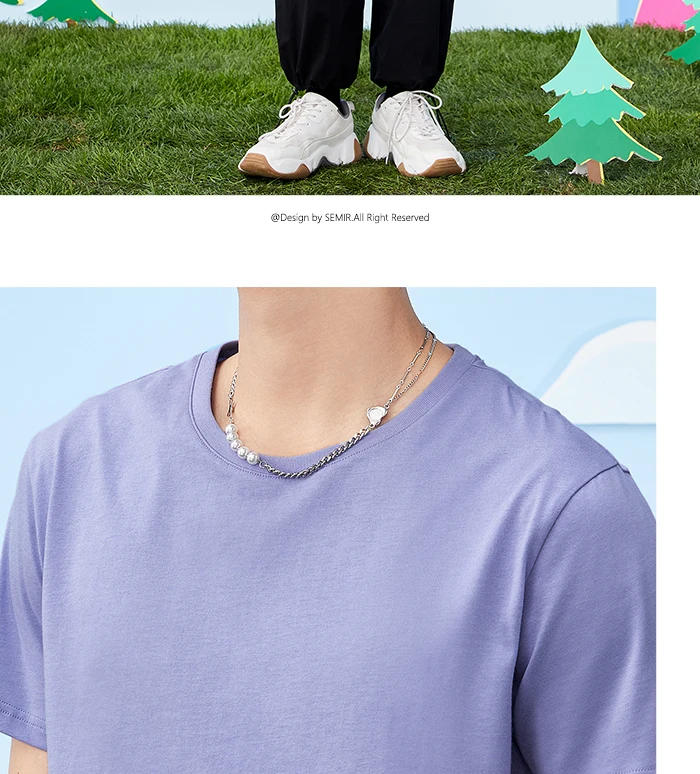 Semir Short Sleeve Men Cotton T-Shirt - Uniqwear