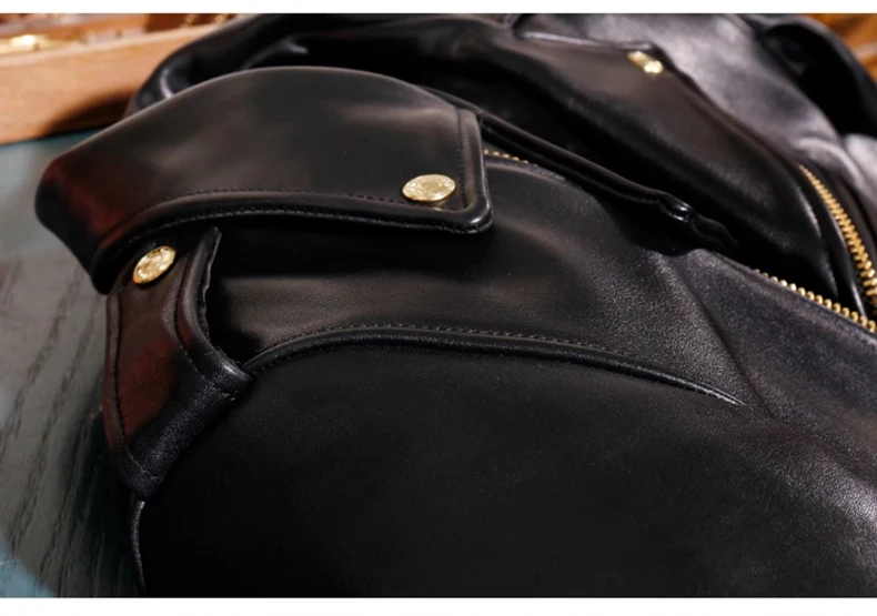 Mauroicardi Autumn Cool Short Black Hard Pu Leather Men - Uniqwear