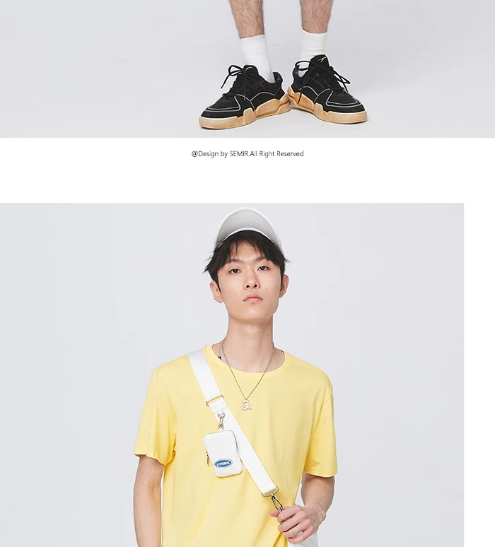 Semir Short Sleeve Men Cotton T-Shirt - Uniqwear