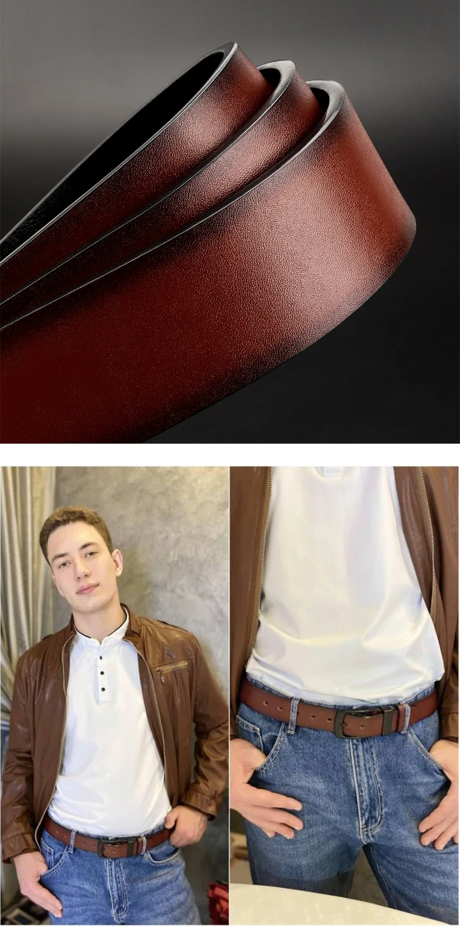 Men's Vintage Casual Belt - Uniqwear