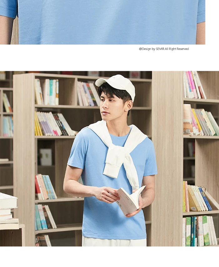 Semir Short Sleeve Men Cotton T-Shirt - Uniqwear