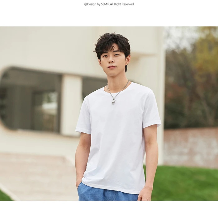 Semir Short Sleeve Men Cotton T-Shirt - Uniqwear