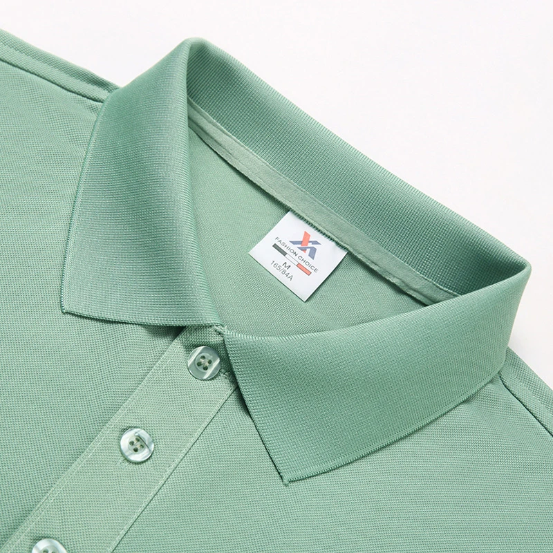 Men's Fashion Solid Short Sleeved Polo - Uniqwear