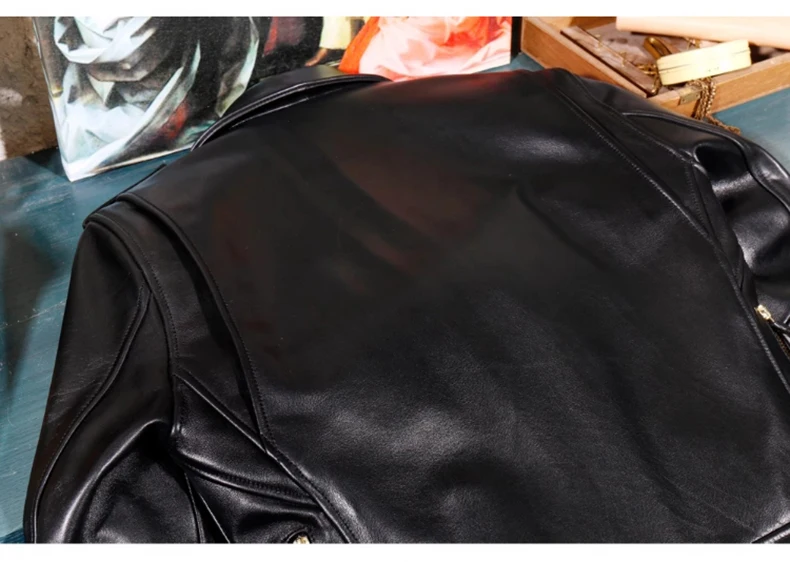 Mauroicardi Autumn Cool Short Black Hard Pu Leather Men - Uniqwear