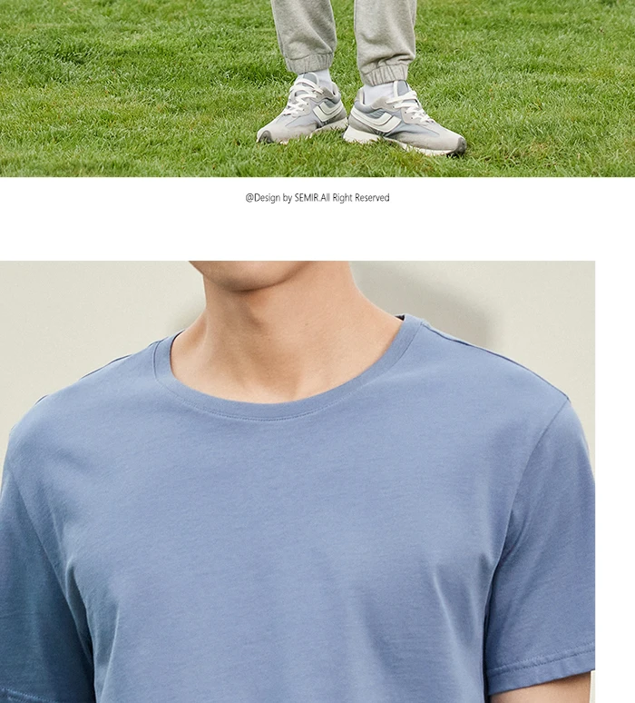 Semir Short Sleeve Men Cotton T-Shirt - Uniqwear
