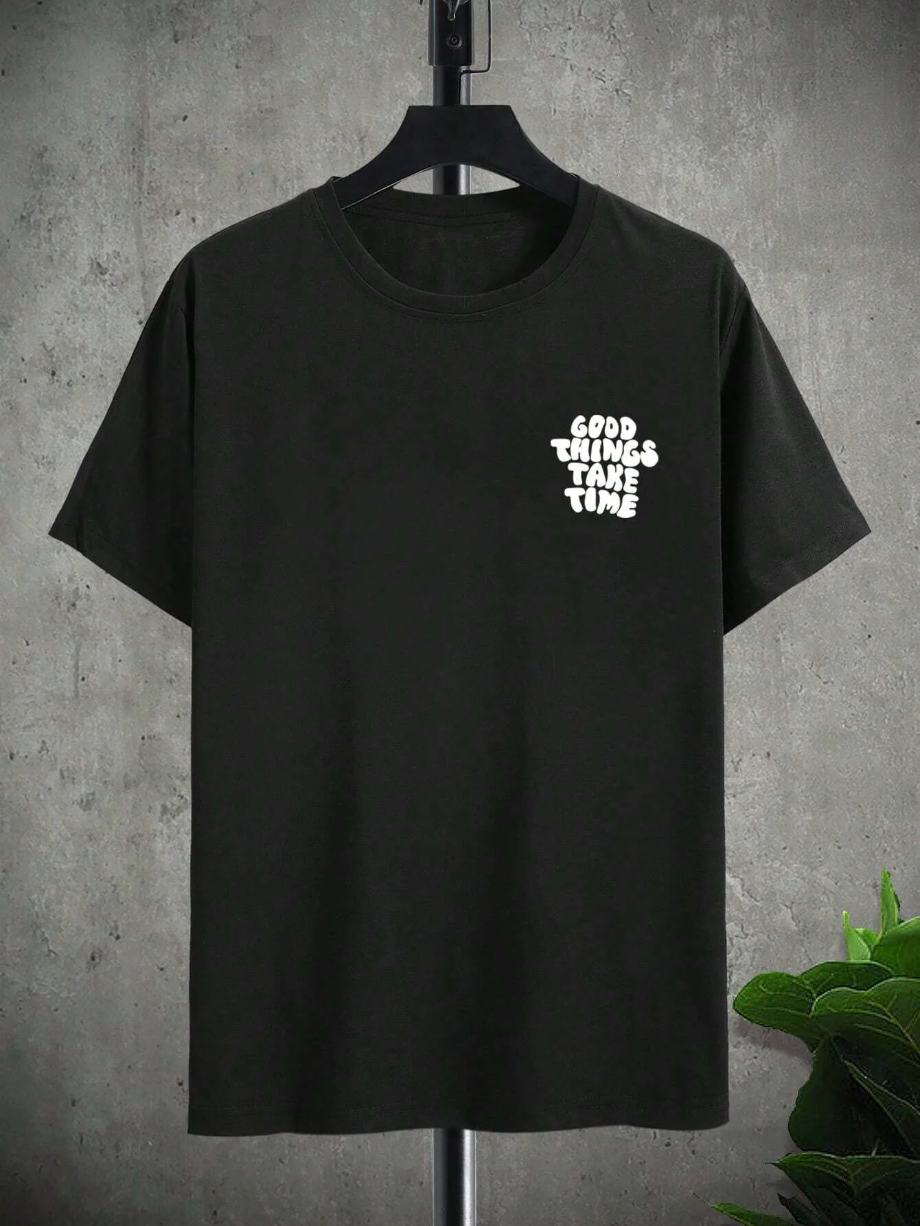Good Things Take Time Funny Letter Graphic Men T-Shirt - Uniqwear