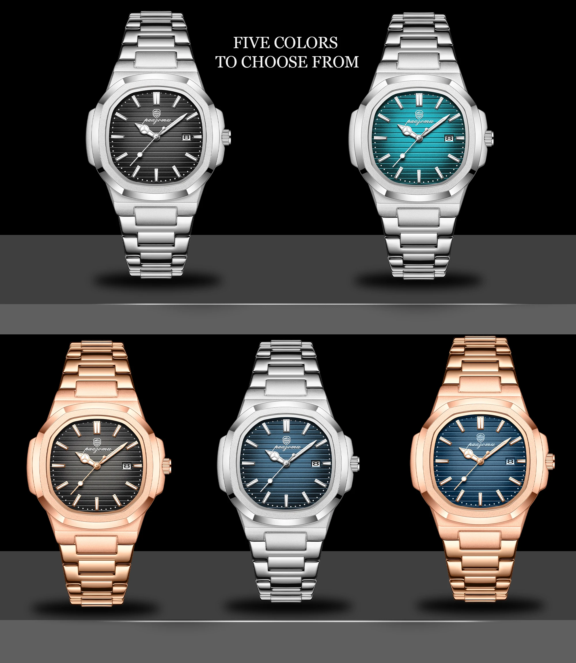 New Men Watch Quartz Waterproof Male Clock - Uniqwear