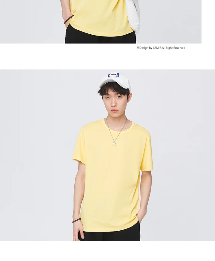 Semir Short Sleeve Men Cotton T-Shirt - Uniqwear