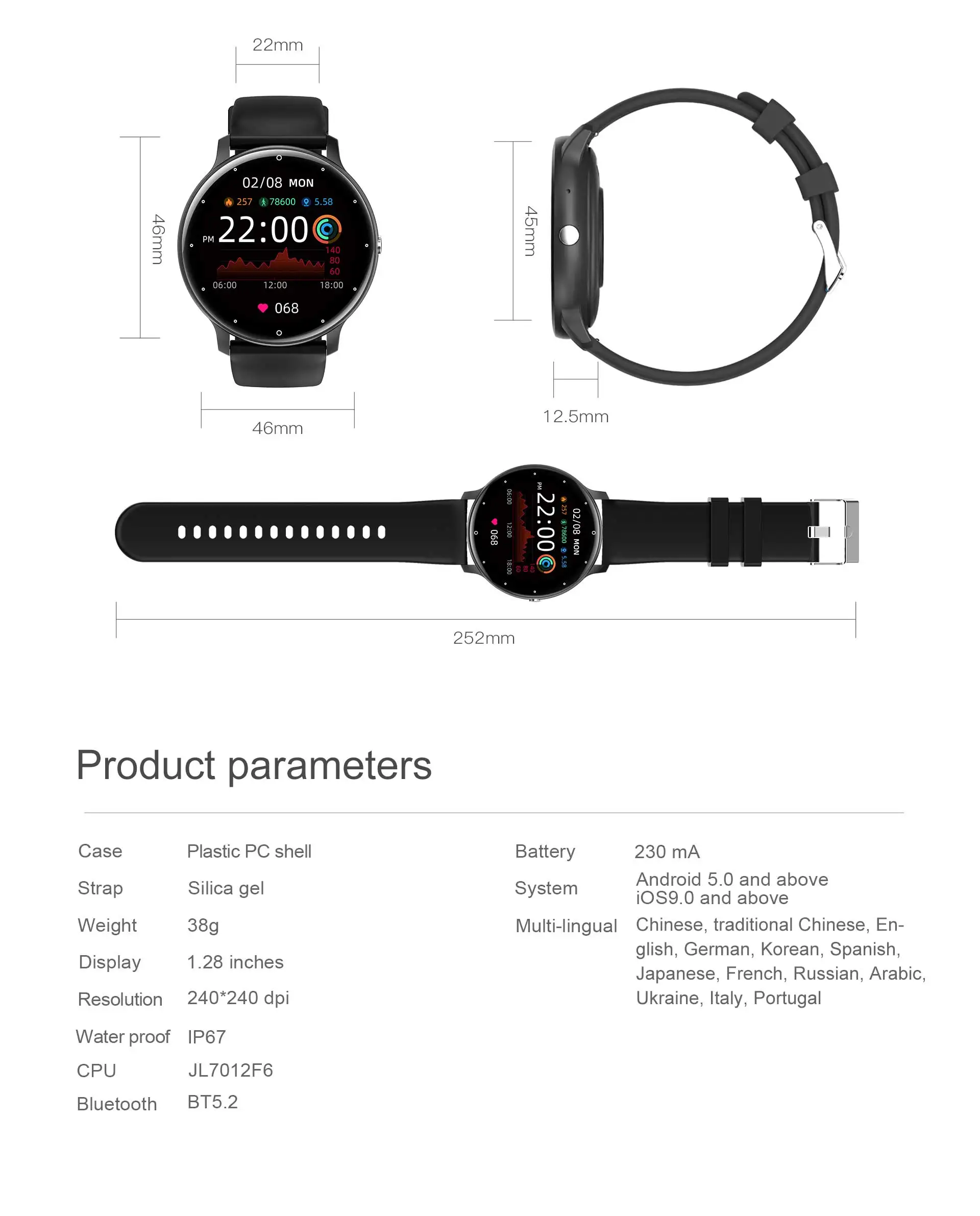 Smart Watch Men Waterproof Smart Watch - Uniqwear