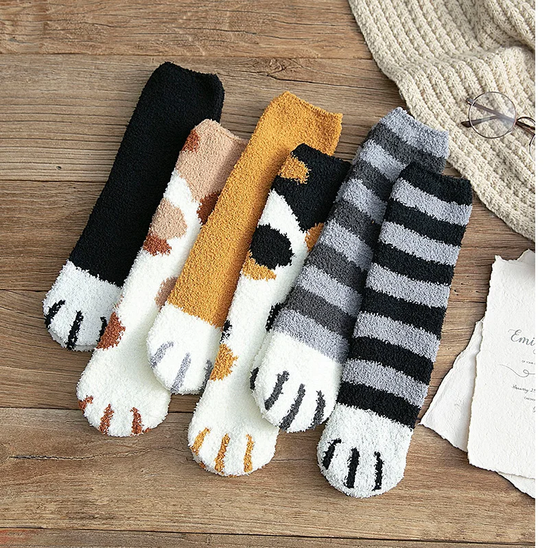 Plush Winter Funny Cute Style Animal Cat Paw - Uniqwear
