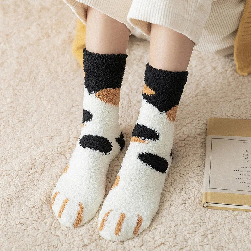 Plush Winter Funny Cute Style Animal Cat Paw - Uniqwear