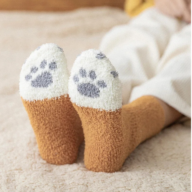 Plush Winter Funny Cute Style Animal Cat Paw - Uniqwear