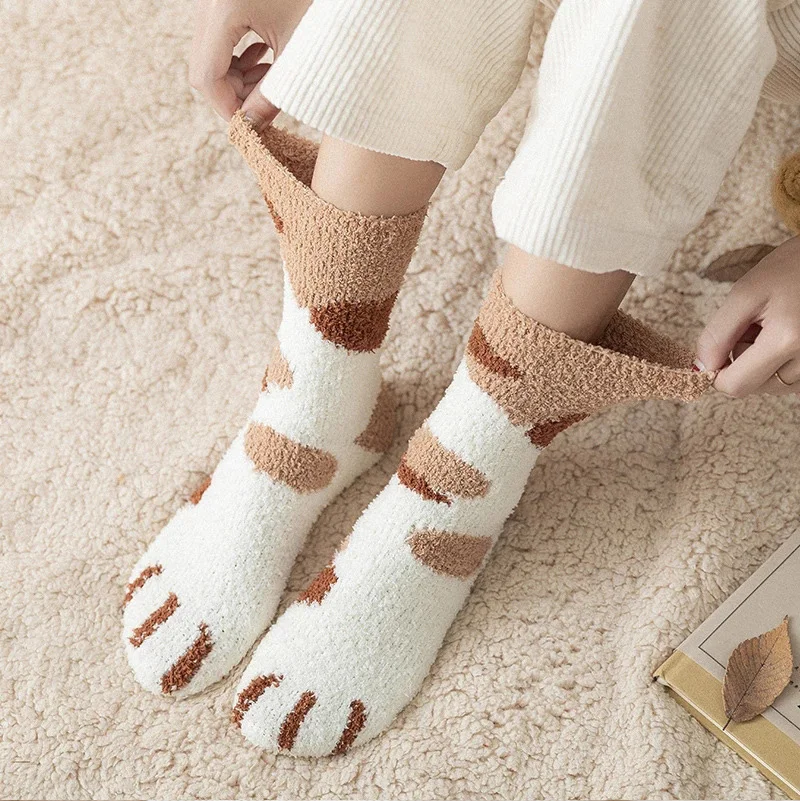 Plush Winter Funny Cute Style Animal Cat Paw - Uniqwear