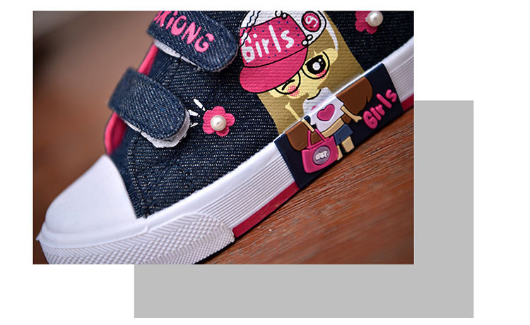 Children's Canvas Shoes Soft Bottom Fashion Sneakers - Uniqwear