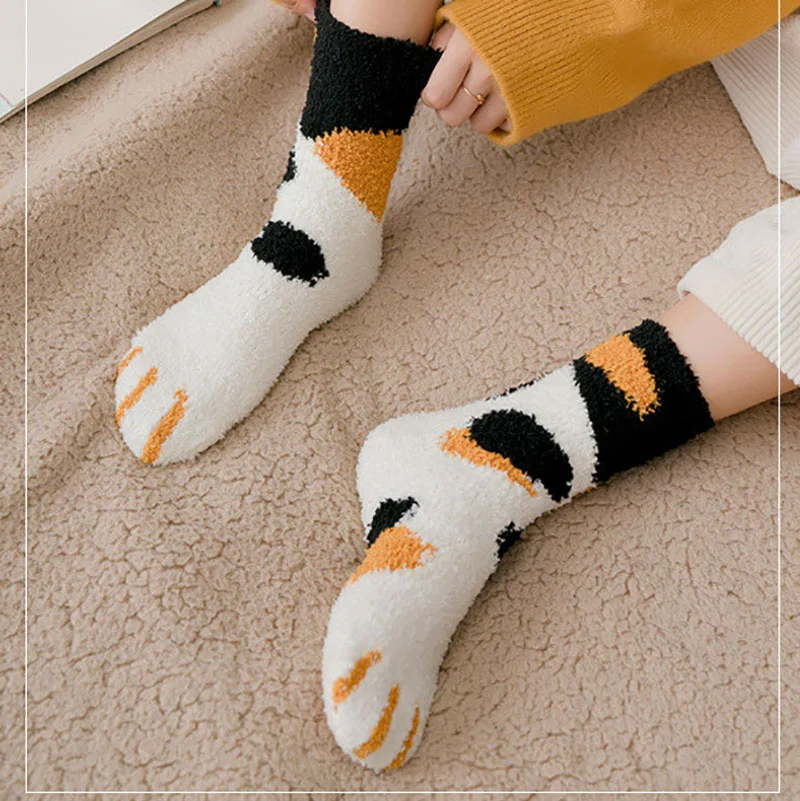 Plush Winter Funny Cute Style Animal Cat Paw - Uniqwear