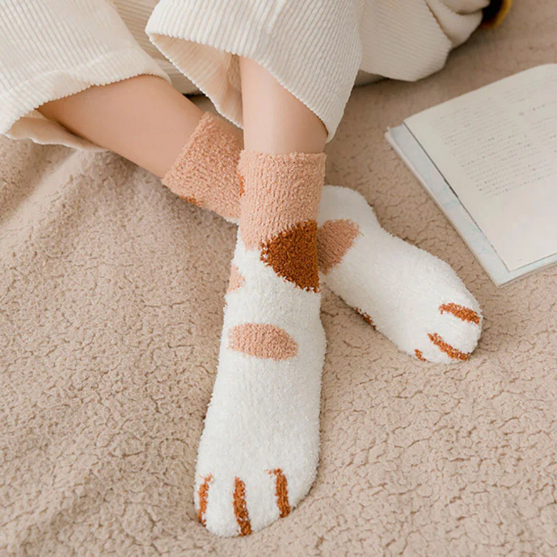 Plush Winter Funny Cute Style Animal Cat Paw - Uniqwear