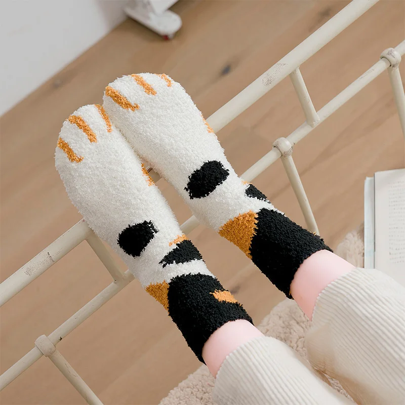 Plush Winter Funny Cute Style Animal Cat Paw - Uniqwear