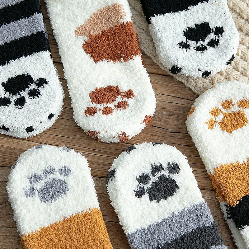 Plush Winter Funny Cute Style Animal Cat Paw - Uniqwear