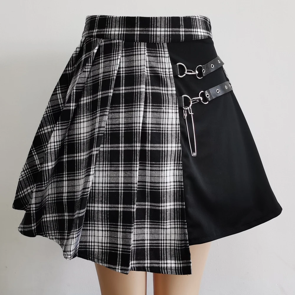 Gothic Sweet Women Pleated Skirt Fashion - Uniqwear