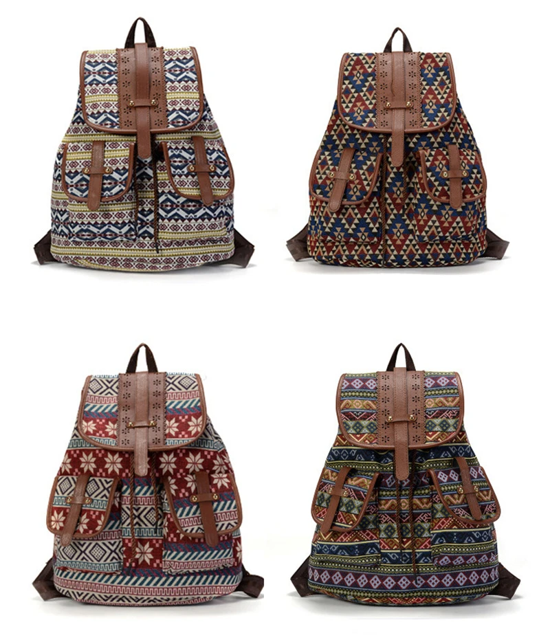 Women National Printing Backpack - Uniqwear