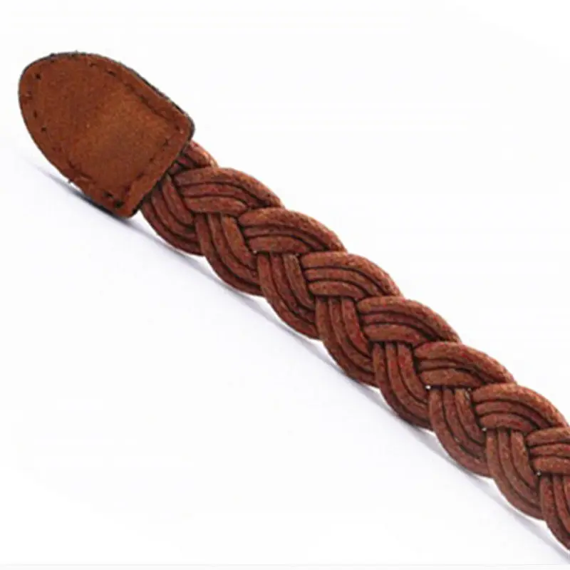 102cm Women Weave Hemp Rope Braid Belt - Uniqwear