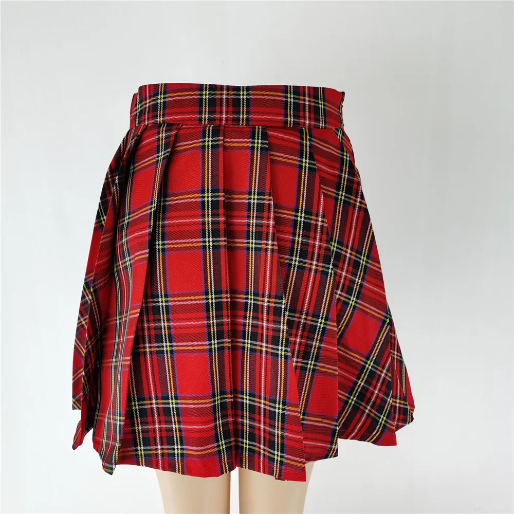 Gothic Sweet Women Pleated Skirt Fashion - Uniqwear