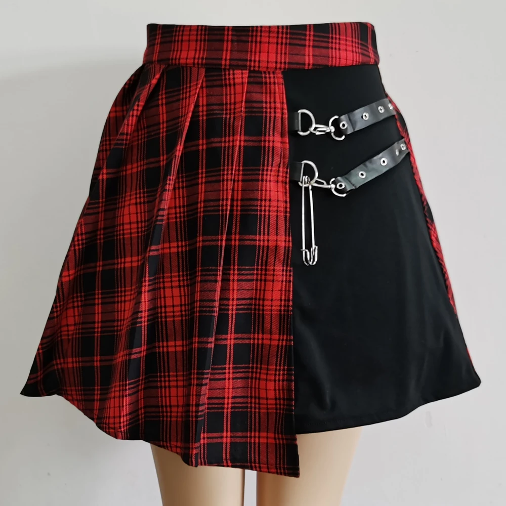 Gothic Sweet Women Pleated Skirt Fashion - Uniqwear