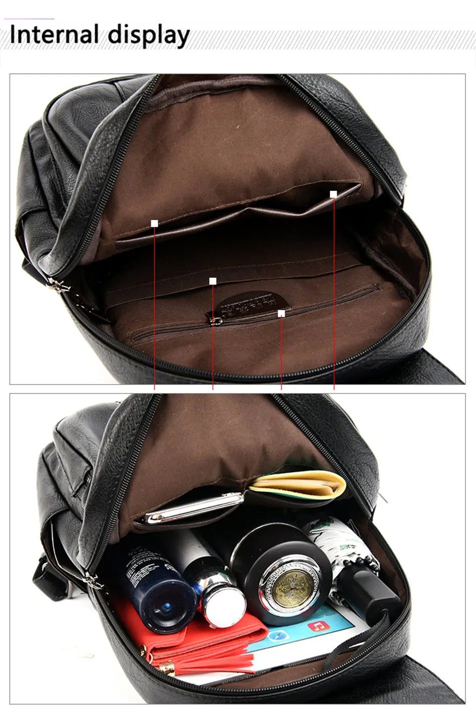 Women Leather Backpacks High Quality Female Vintage Backpack - Uniqwear