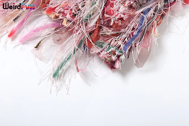 Colorful Tassel Skirts Thin Knit Wild Sexy - Uniqwear