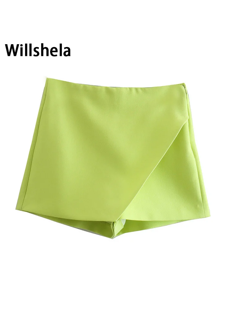 Women Fashion Asymmetrical Shorts Skirts - Uniqwear