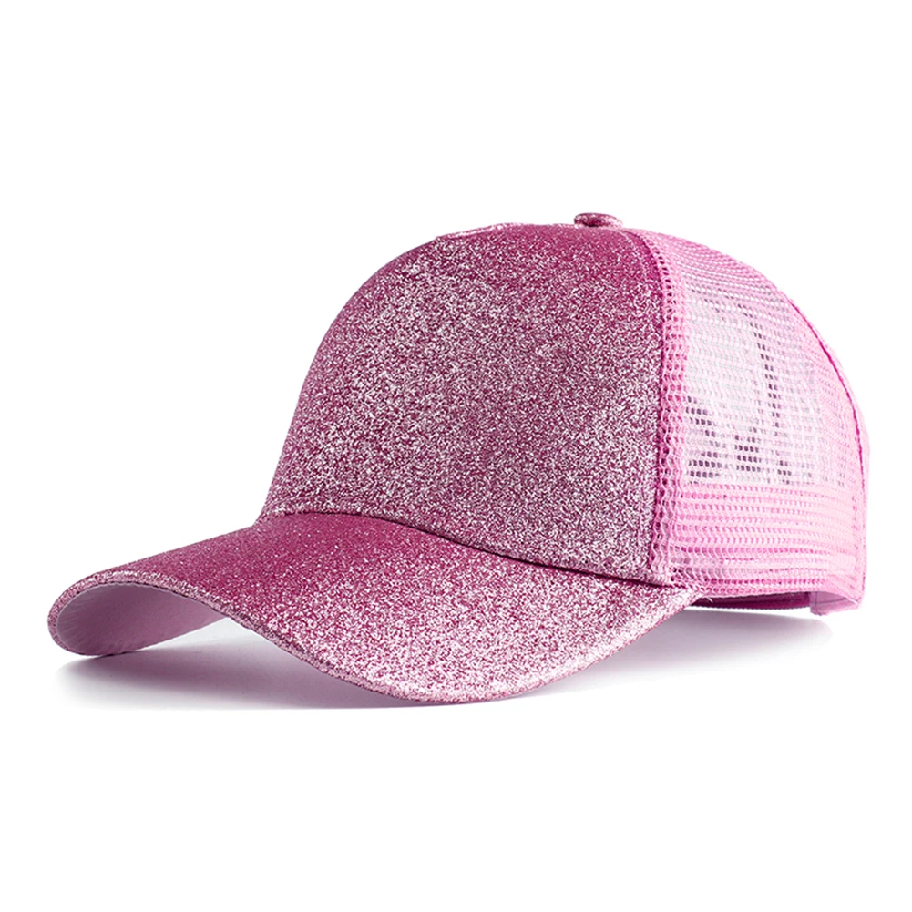 Summer Glitter High Ponytail Baseball Cap for Women - Uniqwear