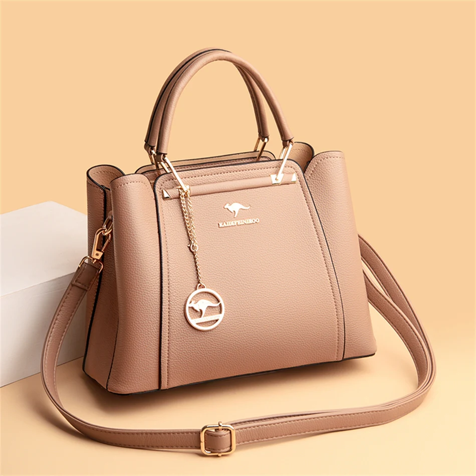 Women 3 Layers Shoulder Crossbody Large Capacity Bag - Uniqwear