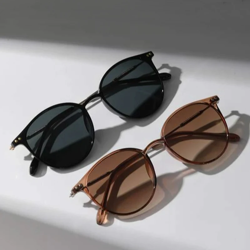 2 Pairs Set Small Round Sunglasses Women - Uniqwear