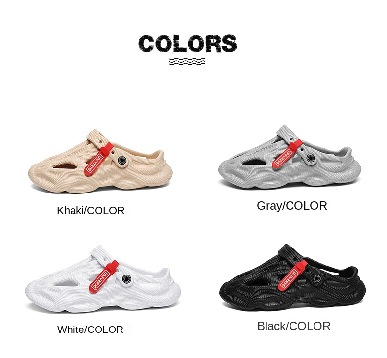 Summer Men Slippers Comfortable Platform Outdoor Sandals - Uniqwear