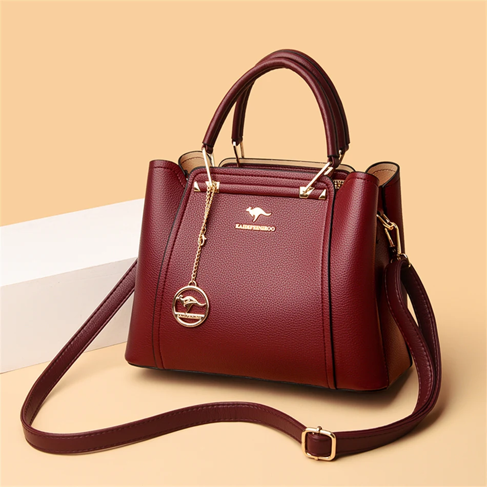 Women 3 Layers Shoulder Crossbody Large Capacity Bag - Uniqwear