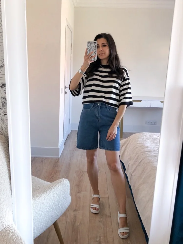 High Waisted Jeans Shorts Women - Uniqwear