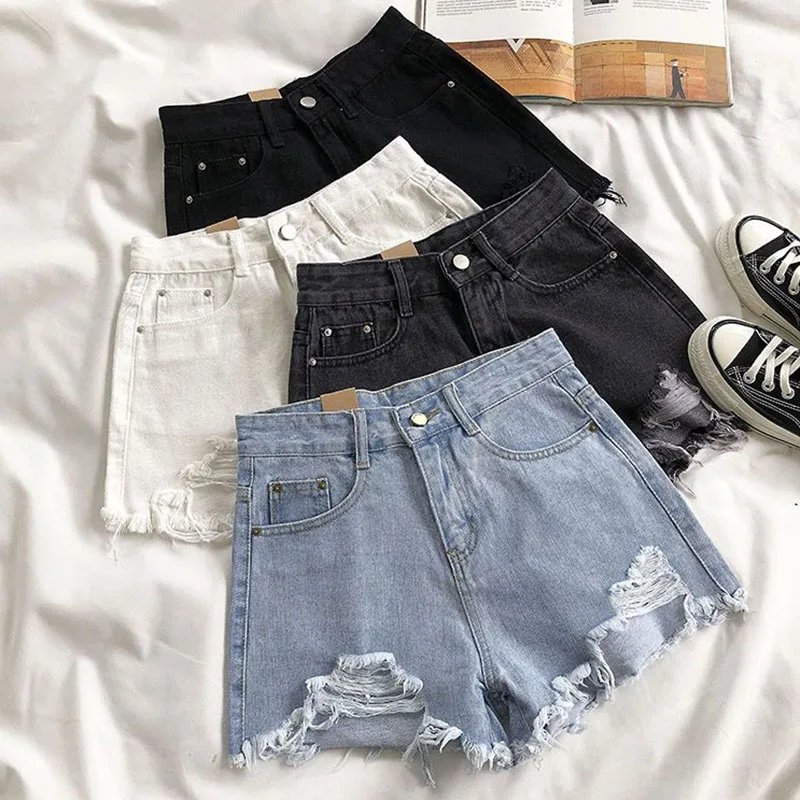 Summer Denim Shorts Women - Uniqwear