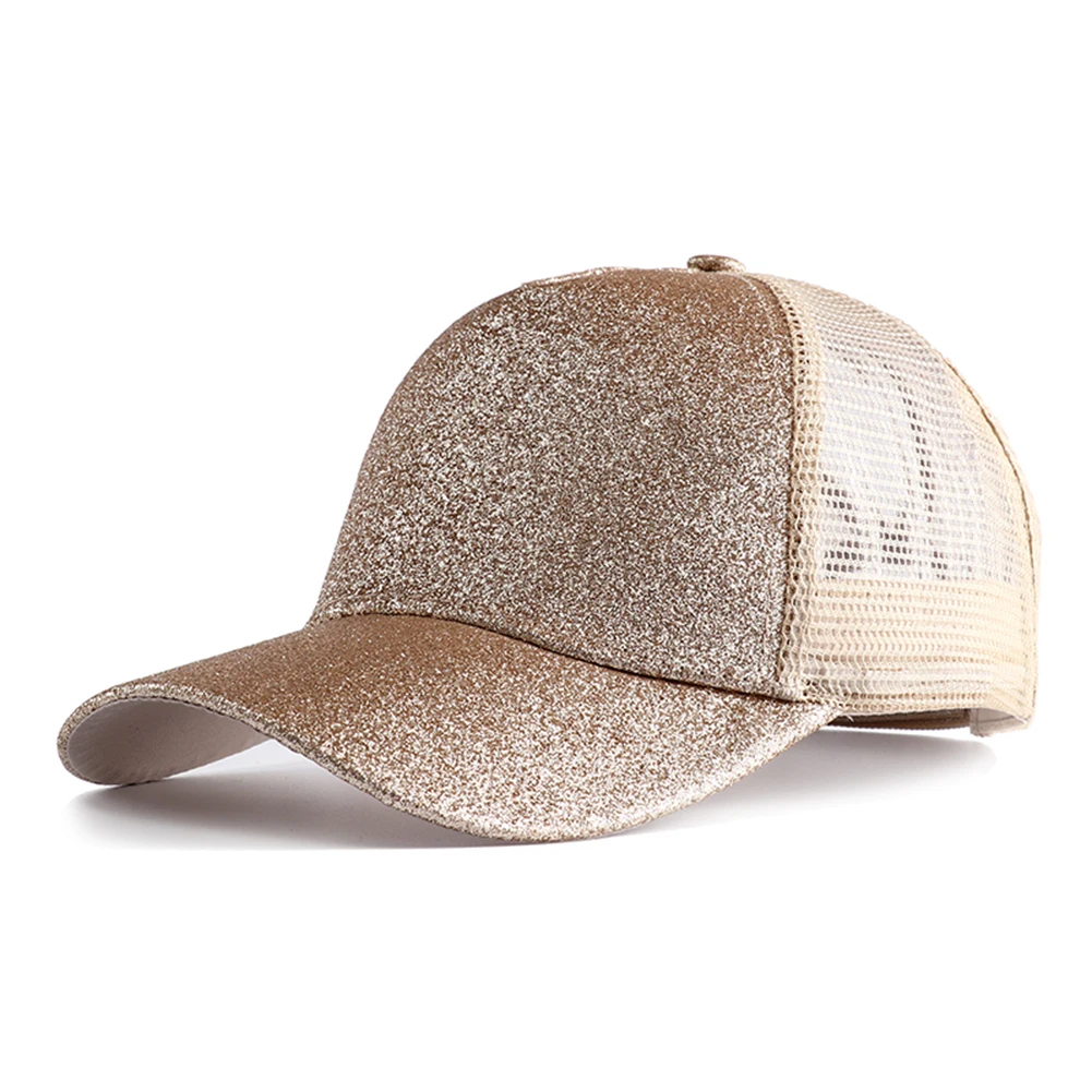 Summer Glitter High Ponytail Baseball Cap for Women - Uniqwear
