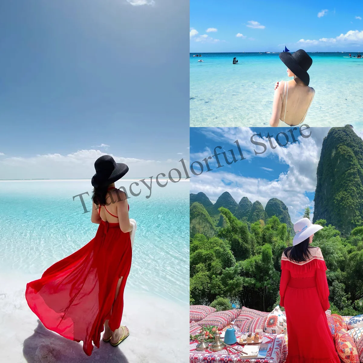 Summer hat new female sun hat travel - Uniqwear