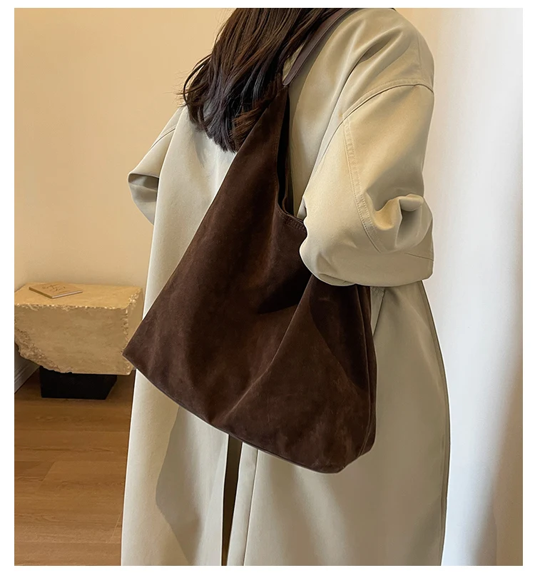 Frosted Vintage Women's Bag Large Capacity Shoulder Bag - Uniqwear