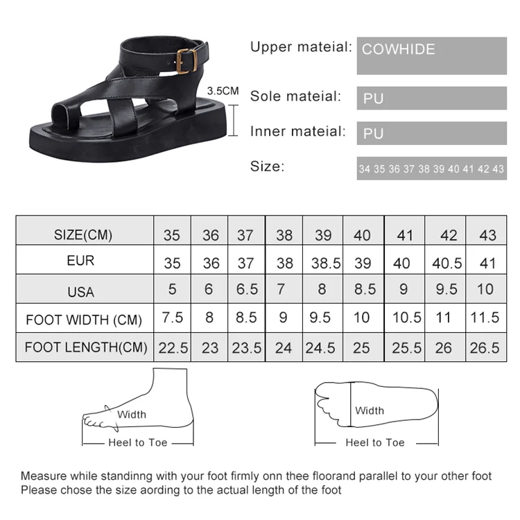 Sandals Women Genuine Leather - Uniqwear
